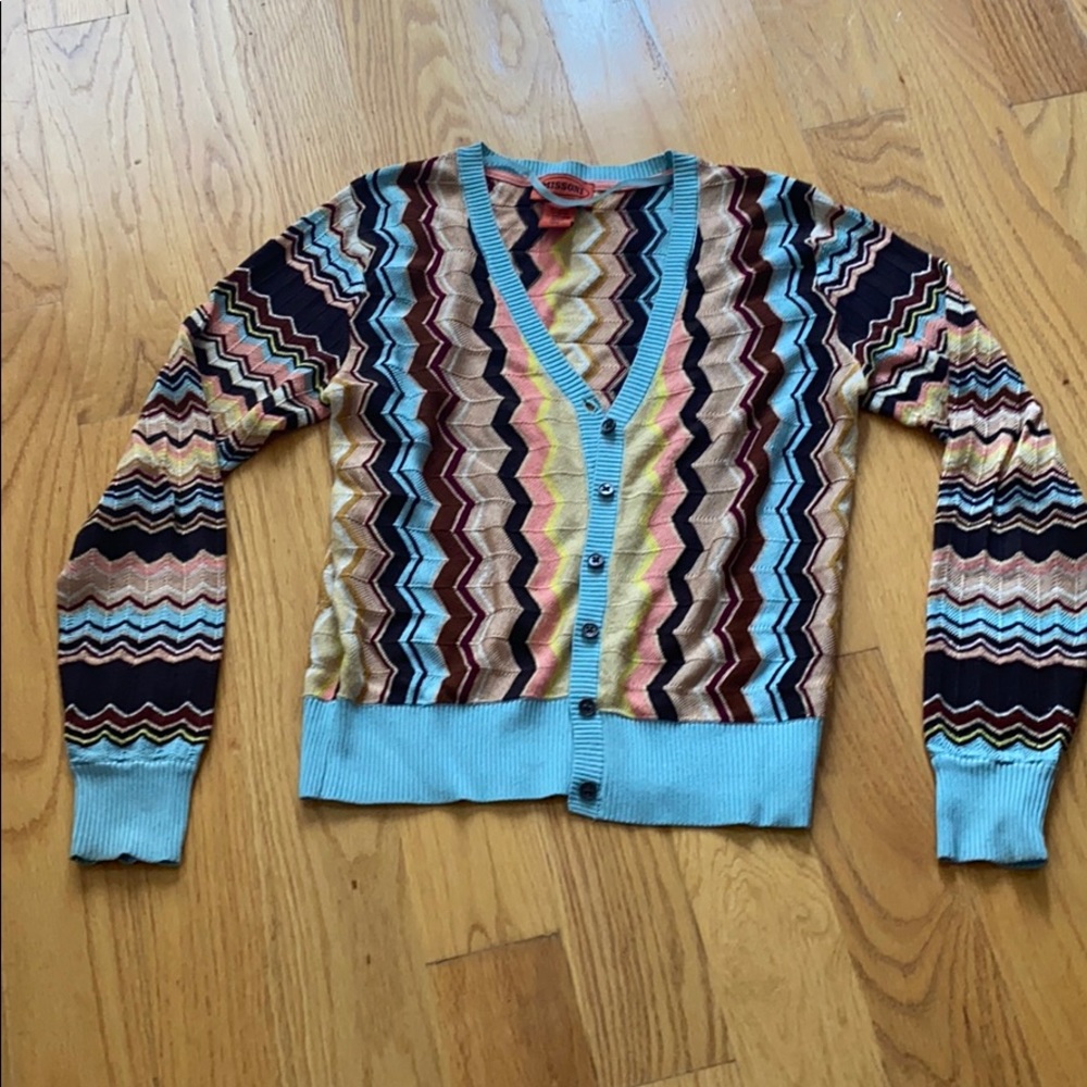 Missoni for target zig zag cardigan x-small XS